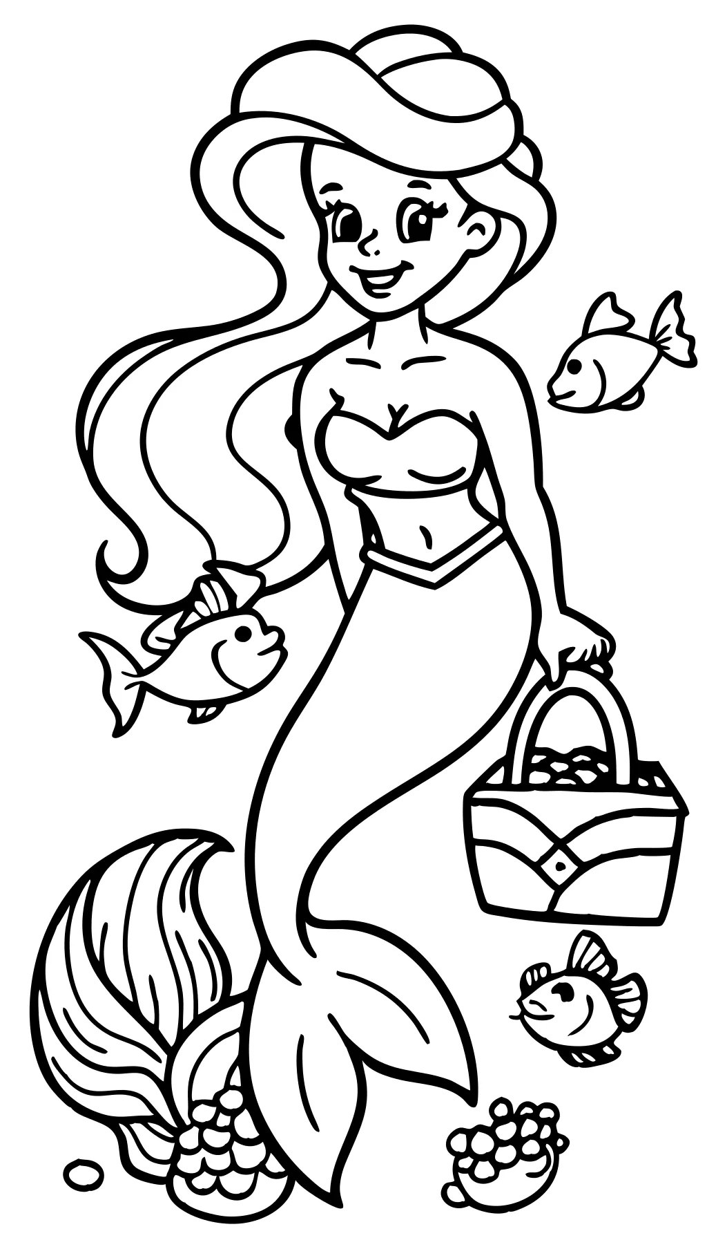 coloriages princesse ariel